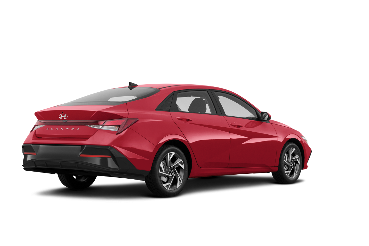 Hyundai Elantra - Back view Hyundai Elantra - Back view